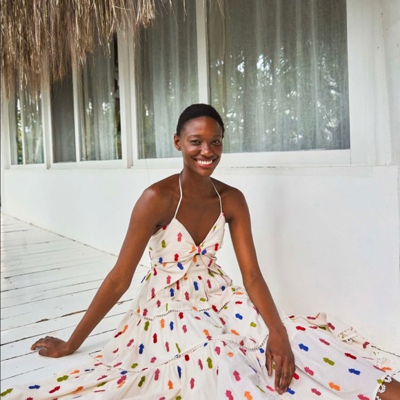 NWT Farm Rio Pineapple Dress - Picture 2 of 6